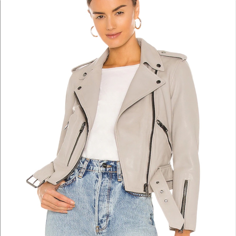 Allsaints Balfern leather jacket Size 0